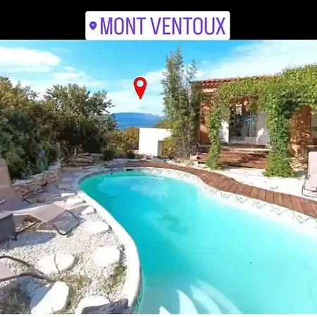 La Ou Le Ciel Est Ne Beau Mas Pierres Et Contemporain Sur Grande Propriete Vue Mont Ventoux Dentelles De Montmirail Willa *