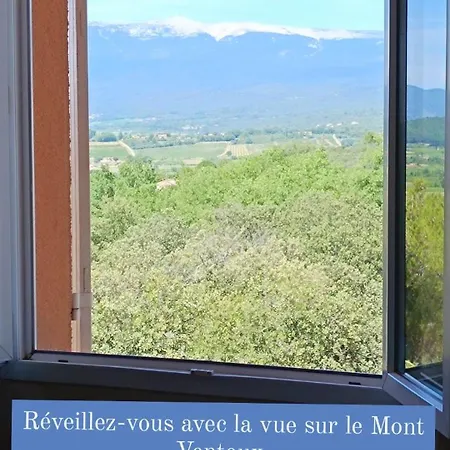 La Ou Le Ciel Est Ne Beau Mas Pierres Et Contemporain Sur Grande Propriete Vue Mont Ventoux Dentelles De Montmirail Willa
